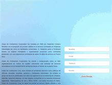 Tablet Screenshot of cleanaircontractors.com